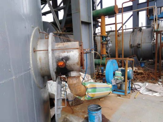 河北武安興華鋼鐵有限公司熱風(fēng)爐烘爐工程